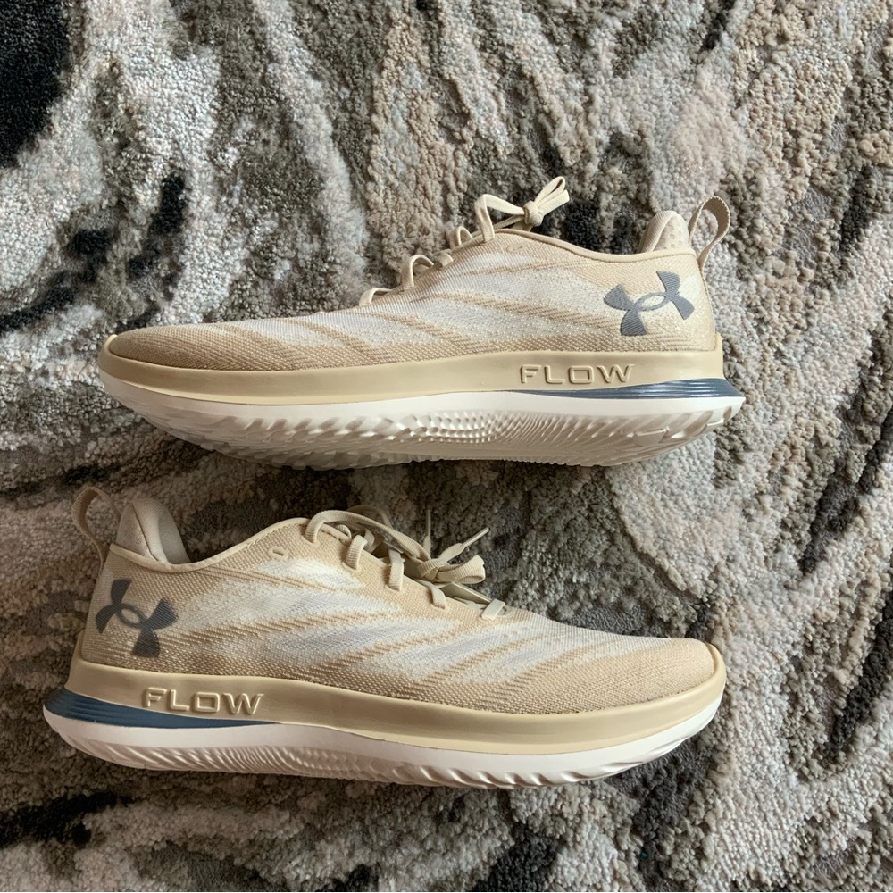 Under Armour Cream Running Sneakers